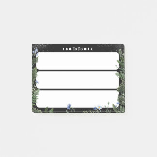 Nota Adhesiva “Por Hacer” – Diseño Floral Oscuro y