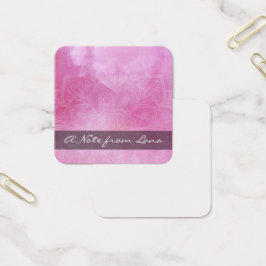 Nota artsy minúscula de la mandala y de la