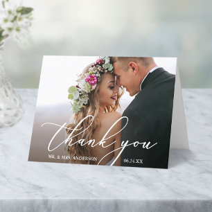 Nota Boda de caligrafía elegante moderna
