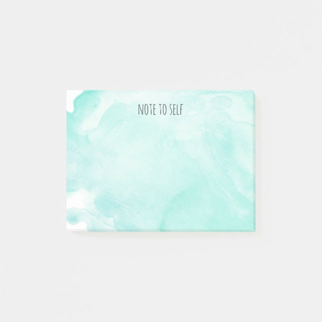 Nota bonita de la acuarela de la menta al uno (Anverso)