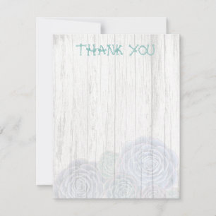 Nota de agradecimiento a Rope Font Succulent Blank