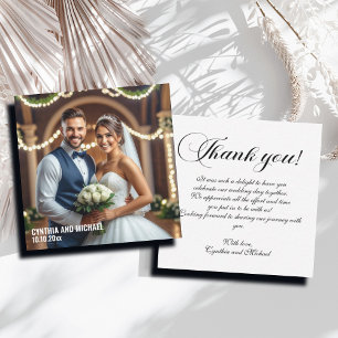 Nota de agradecimiento al Boda de fotografías de e