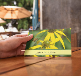 Nota de agradecimiento botánica Vintage Honeybee