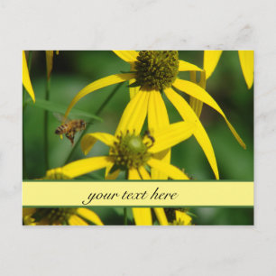 Nota de agradecimiento botánica Vintage Honeybee