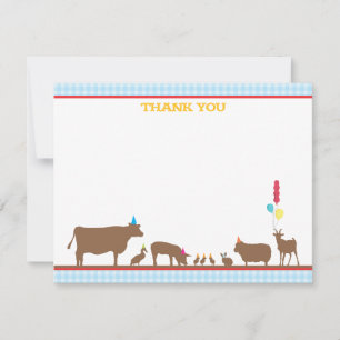 Nota de agradecimiento de Barnyard Flat
