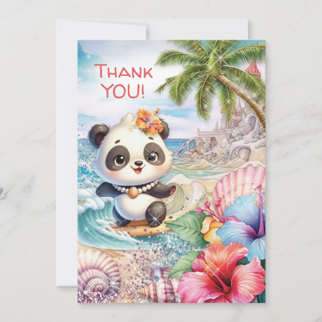 Nota de agradecimiento de Beach Panda (Anverso)