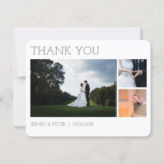 Nota de agradecimiento de boda (plana)