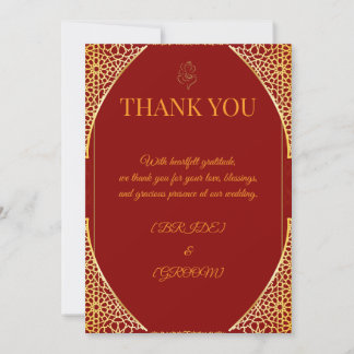 Nota de agradecimiento de matrimonio editable