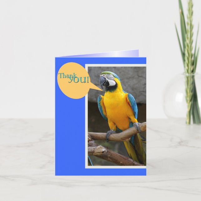 Nota de agradecimiento de Parrot (Anverso)