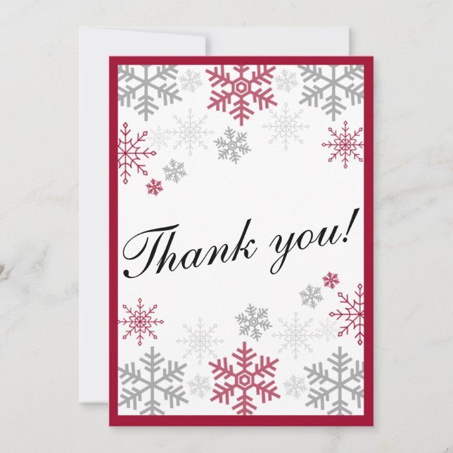 Nota de agradecimiento de Snowflake (Anverso)
