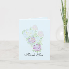 Nota de agradecimiento : Flores salvajes