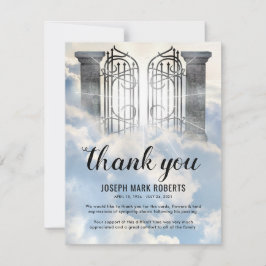 Nota de agradecimiento funerario | Puerta del ciel