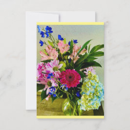 Nota de agradecimiento para Bouquet