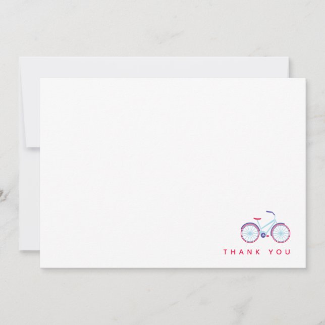 Nota de agradecimiento para ciclismo (Anverso)