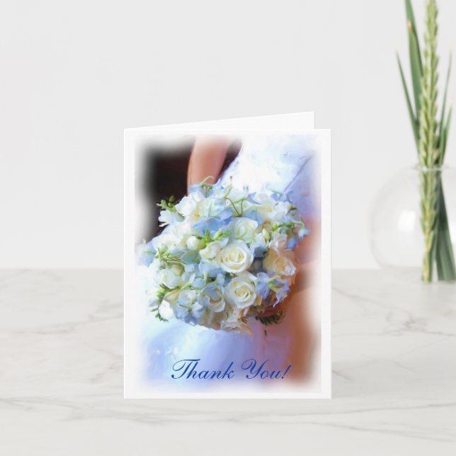 Nota de agradecimiento para ramo de novia (Anverso)
