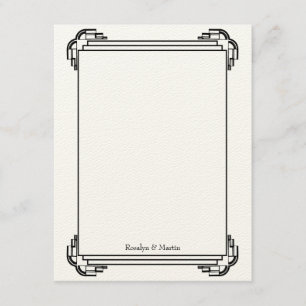 Nota de agradecimiento personalizada para boda con