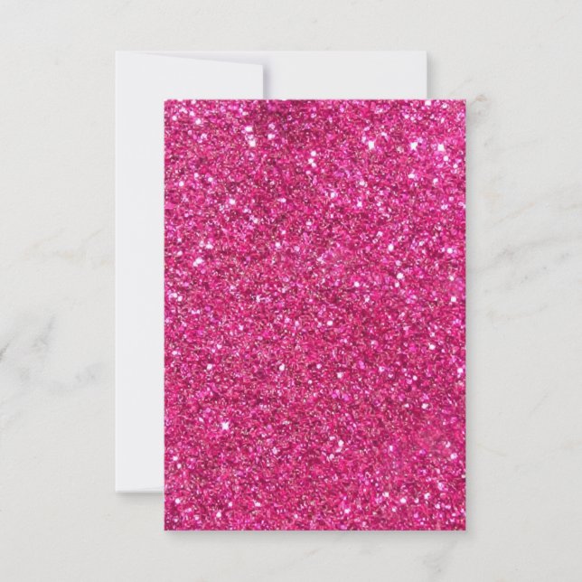 Nota de agradecimiento Pink Bling (Anverso)