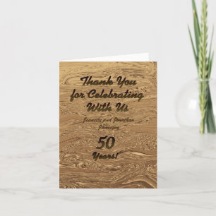 Nota de agradecimiento por aniversario de bodas de