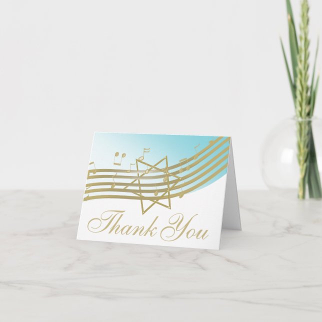 Nota de agradecimiento por la música en el aire (Anverso)