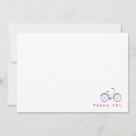 Nota de agradecimiento por paseo en bicicleta