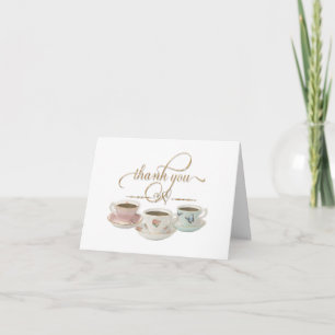Nota de agradecimiento Stationery Bridal Shower Te