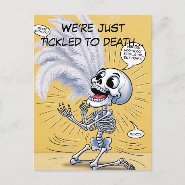 Nota de agradecimiento Tickled to Death (Anverso)