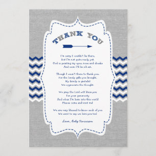 nota de agradecimiento y poema de baby shower Trib
