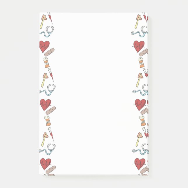 Nota de boceto para atención médica (Anverso)