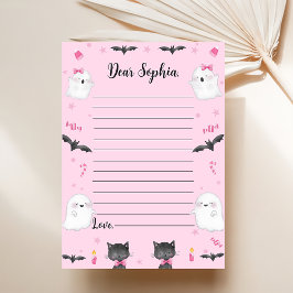 Nota de Cápsula del Tiempo de Halloween de Chica E