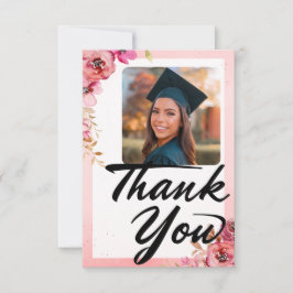 Nota de corazón tía Graduación Foto Floral