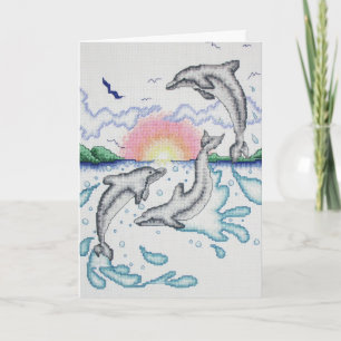 Nota de delfines jugando en Ocean Beach al amanece