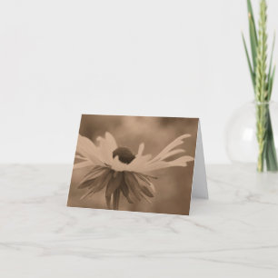 Nota de Flor de Susana de Ojos Negros Sepia Vintag