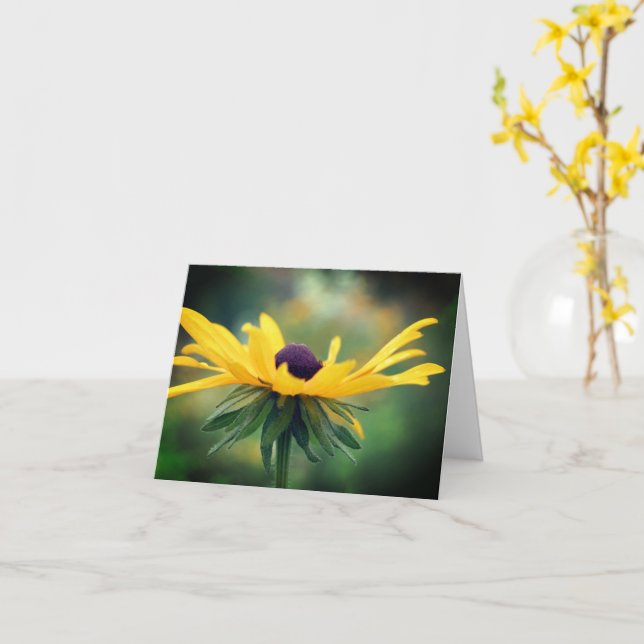 Nota de Flor para Susan Black Eyed Soft (flor amarilla)