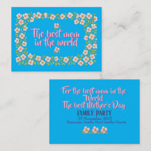 Nota de invitación personalizada para el Día de la