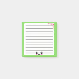 Nota de Kawaii Adorable Post-It