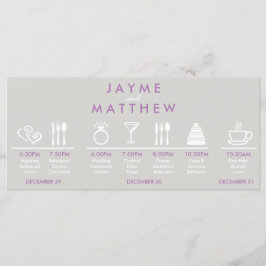 Nota de la bolsa de bienvenida de la línea de tiem