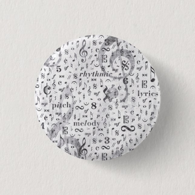 Nota de la música y botón del símbolo (Anverso)