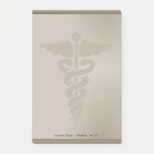 Nota de la publicación del símbolo médico