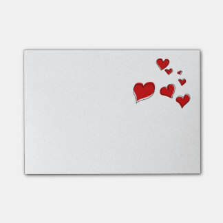 Nota de los corazones sangrantes