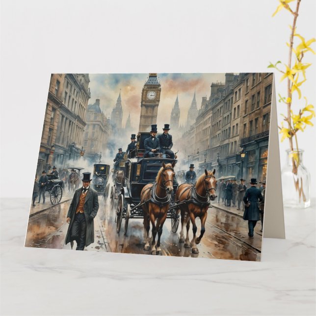 Nota de Misty London Street 1800s (flor amarilla)
