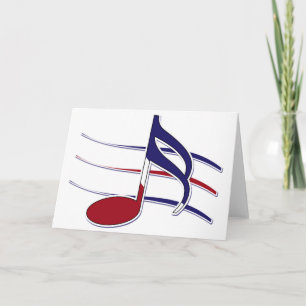 Nota de música patriótica