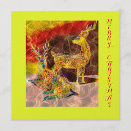 Nota de Navidades de renos