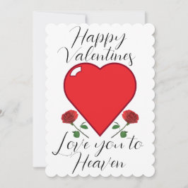 Nota de Personalizable de tarjetas día de San Vale