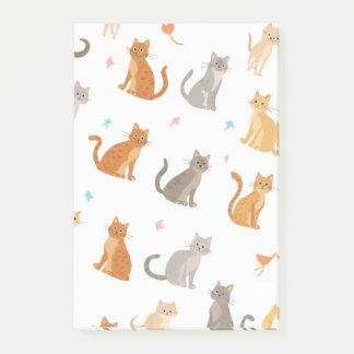 nota de Post-it del gato