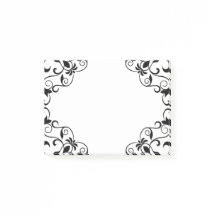 Nota de post-it elegante