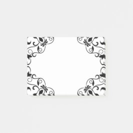 Nota de post-it elegante