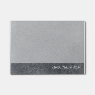 Nota de post-it gris