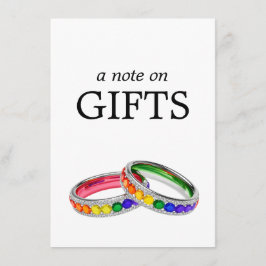 🌈 Nota de regalo LGBTQ entrelazada en Orgullo