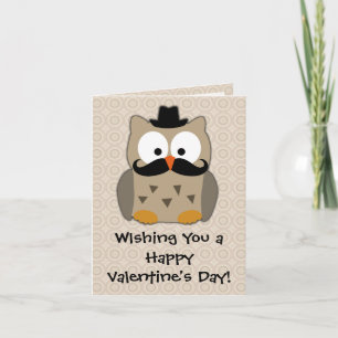 Nota de San Valentín de búho