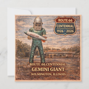 Nota de viaje de la ruta 66 del gigante Gemini